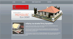 Desktop Screenshot of domy-kanadyjskie.tdnet.com.pl