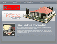 Tablet Screenshot of domy-kanadyjskie.tdnet.com.pl